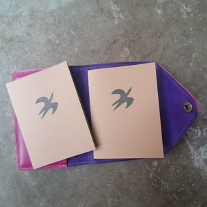 Leather-bound sketchbooks