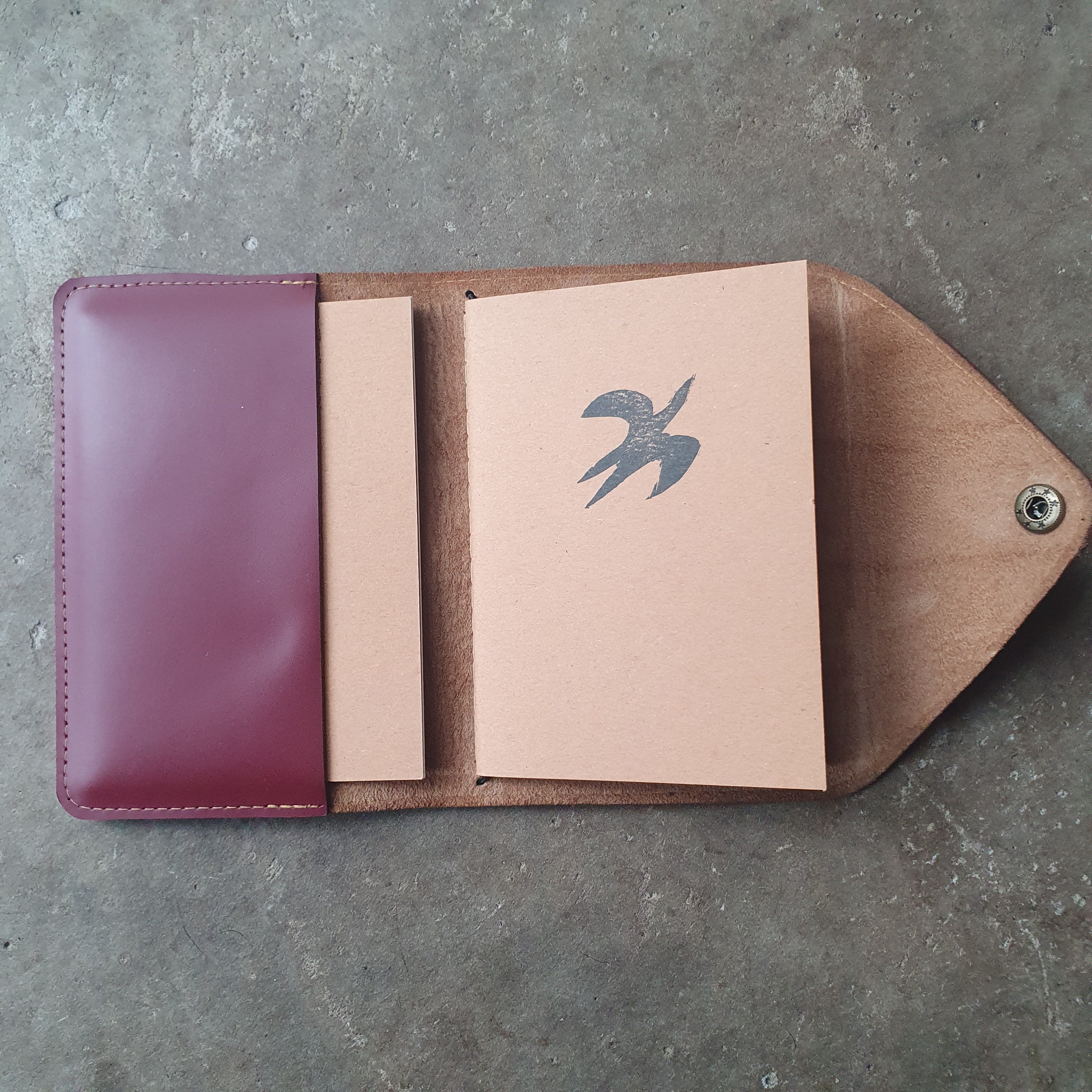 Leather-bound Sketchbook – ZoeDunnDesigns