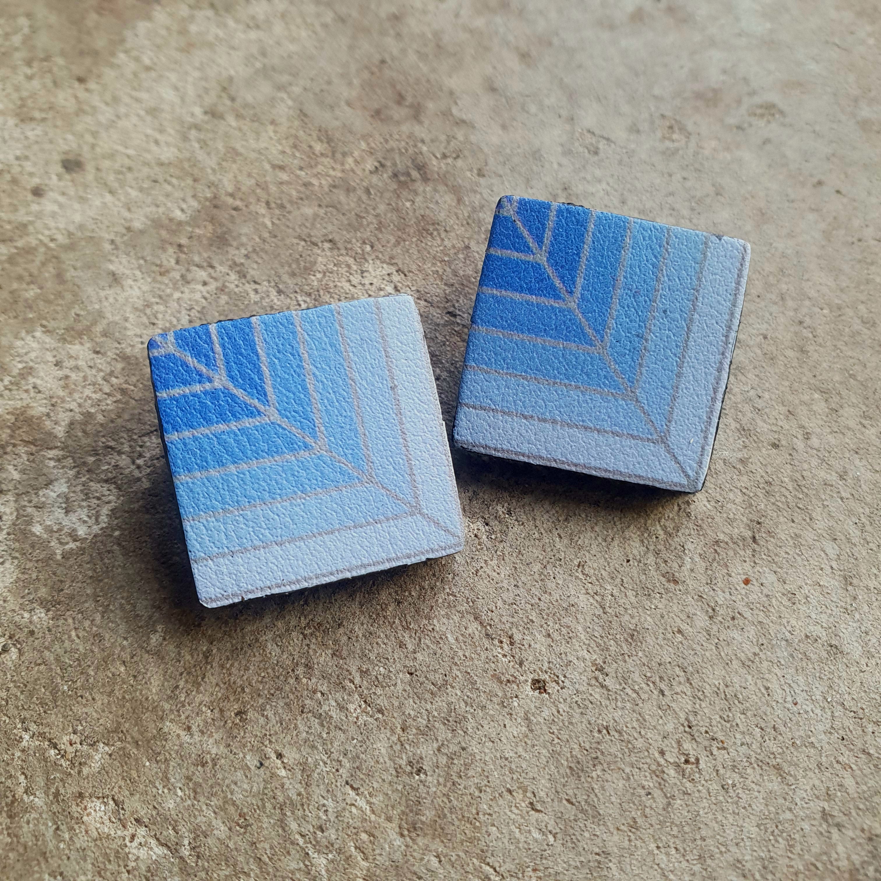 Light blue studs sale