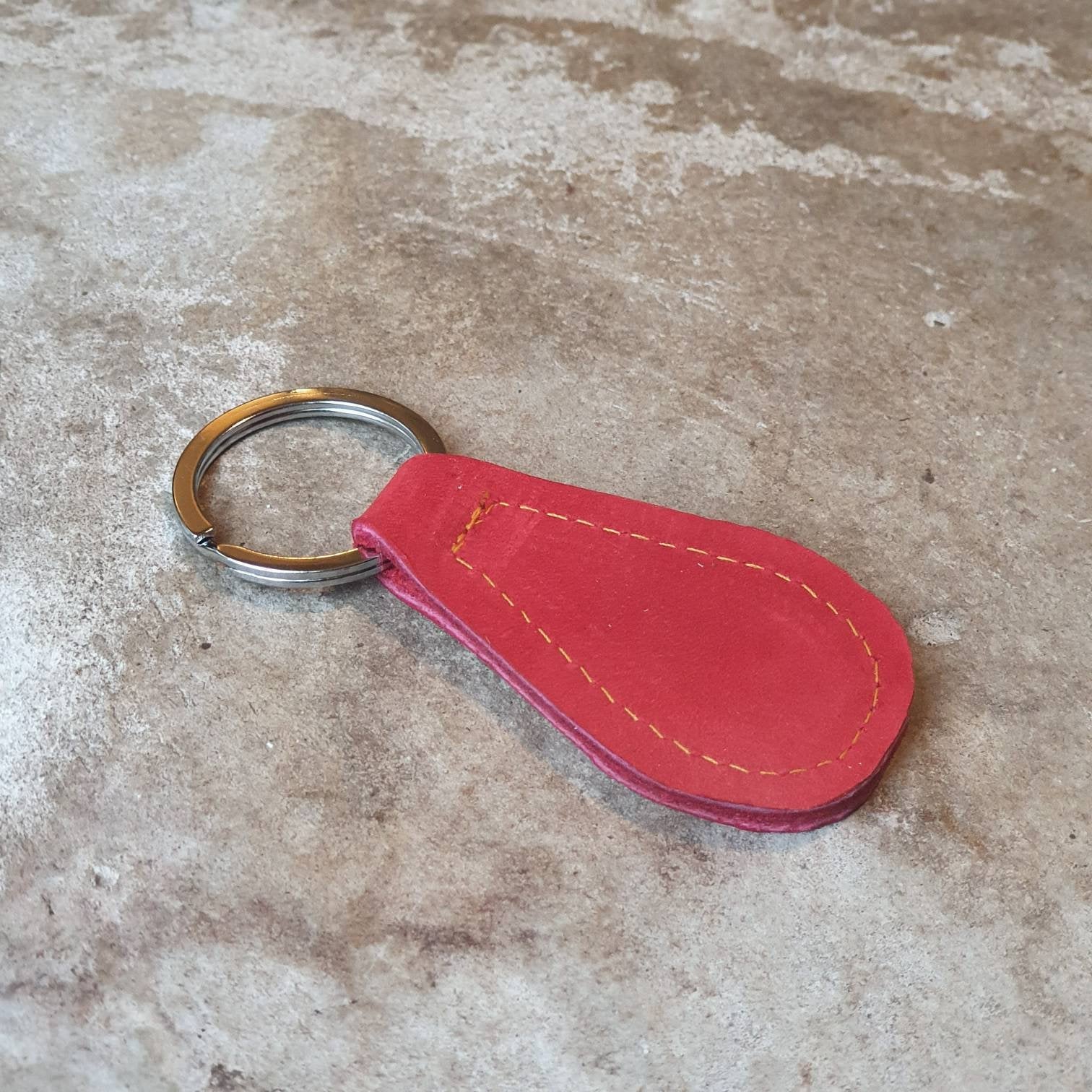 Chunky leather keyrings