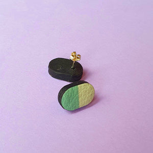 Happy pills stud earrings