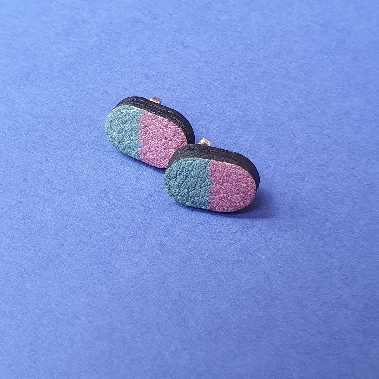 Happy pills stud earrings